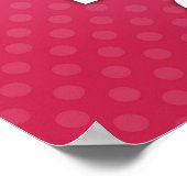 Roze kalm houden en op Poster bakken (Hoek)