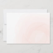 Roze kalveren in maskers virtueel Baby shower Kaart (Achterkant)