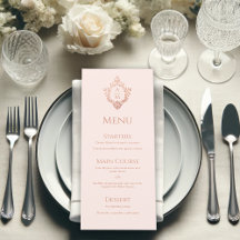 Roze Kam Roze Goud Vintage Trouw Monogram