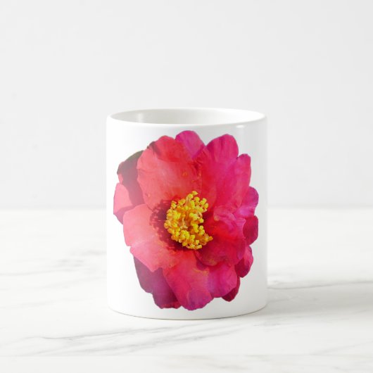 roze kamellia koffiemok (Center)