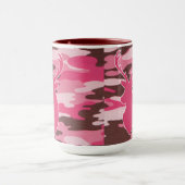 Roze kamhertenkop mok (Midden)