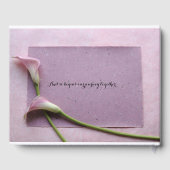 Roze kammels gastenboek (Achterkant)