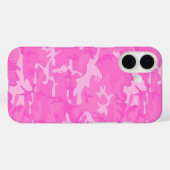 Roze kamo Case-Mate iPhone case (Achterkant (horizontaal))