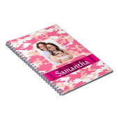 Roze kamo notitieboek (Rechterzijde)