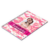 Roze kamo notitieboek (Linkerzijde)