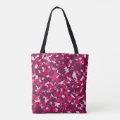 Roze kamo tote bag (Achterkant)
