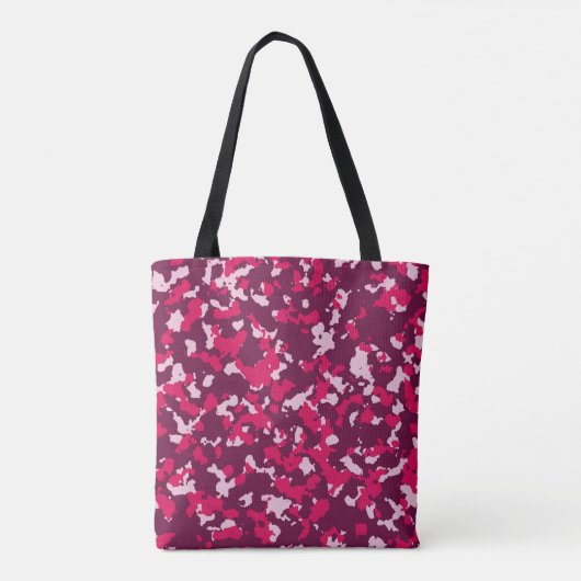 Roze kamo tote bag (Achterkant)