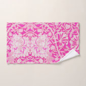 Roze kamperfoelie bad handdoek (Handdoek)