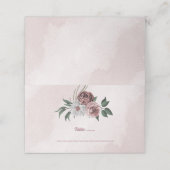 roze kaneel roos witte flora plaatskaartje (Buitenkant ongevouwen)
