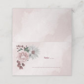 roze kaneel roos witte flora plaatskaartje (Buitenkant ongevouwen)