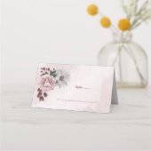 roze kaneel roos witte flora plaatskaartje (Voorkant)