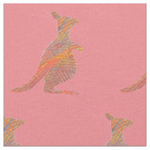 Roze Kangaroo Combed Cotton Girl's Fabric