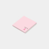 Roze kanker Overlevende lint Post-it notities Post-it® Notes (Schuin)