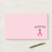 Roze kanker Overlevende lint Post-it notities Post-it® Notes (Op bureau)