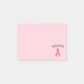 Roze kanker Overlevende lint Post-it notities Post-it® Notes (Voorkant)