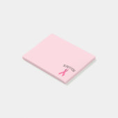 Roze kanker Overlevende lint Post-it notities Post-it® Notes (Schuin)