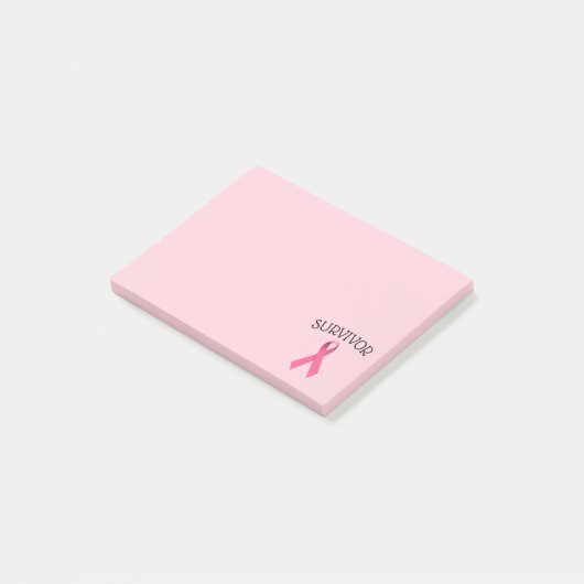 Roze kanker Overlevende lint Post-it notities Post-it® Notes (Schuin)
