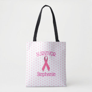 Roze kanker Overlevingslint Tas