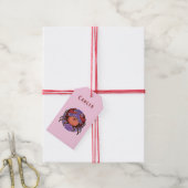 Roze Kanker, sterrenbeeld, sterrenbeeld afdruk Cadeaulabel (Met Touw)