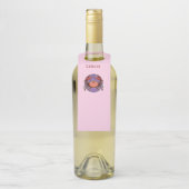 Roze Kanker, sterrenbeeld, sterrenbeeld afdruk Flessenhanger (Op fles)