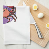 Roze Kanker, sterrenbeeld, sterrenbeeld afdruk Theedoek (Quarter Fold)