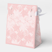 Roze Kant Bruidsdouche Bedankdoosjes (Achterkant)