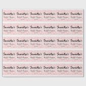 Roze Kant Bruiloft Feest Inpakpapier (Vlak)