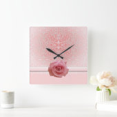 Roze Kant Damask Beauty Roos Klok (Huis)