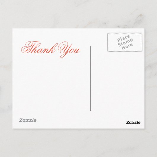 Roze kant Dank u Briefkaarten (Achterkant)