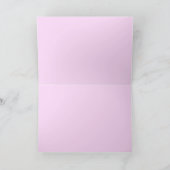 Roze kant Elegance Moederdag Kaart (Binnen)