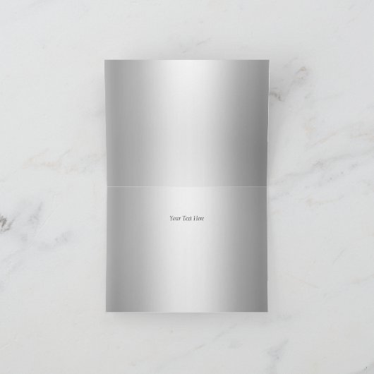 Roze Kant & Kruisdoop Dank u kaart (Binnen)