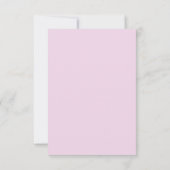 Roze Kant Mandala Trouw RSVP Kaart (Achterkant)