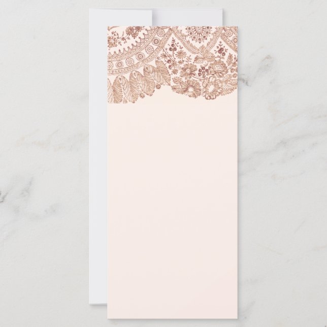 Roze kant met Rozen (Voorkant)