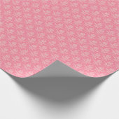 Roze Kant op Roze  Cadeaupapier (Hoek)