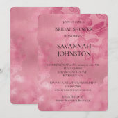 Roze kant Romantisch Vrijgezellenfeest Kaart (Voorkant / Achterkant)