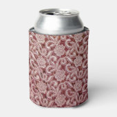 Roze kant, rozen patroon. blikjeskoeler (Blikje Voorkant)