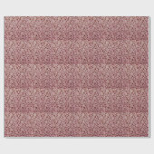 Roze kant, rozen patroon. cadeaupapier (Vlak)