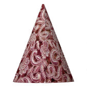 Roze kant, rozen patroon. feesthoedjes (Achterkant)
