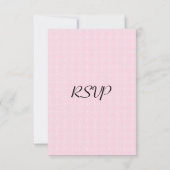 Roze kant RSVP Kaartje (Achterkant)