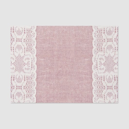 roze, , kant, schoot, grunge, Victoriaans Tissuepapier (Voorkant)