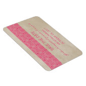 Roze kant sparen de Magneet van de Datum (Rechterzijde)