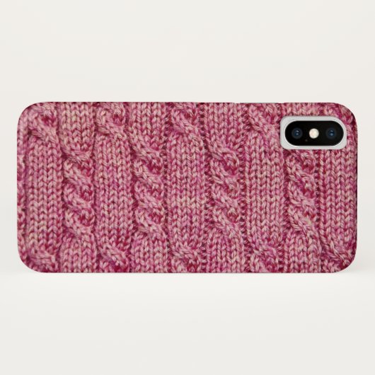 Roze kantelnit Case-Mate iPhone case (Achterkant (horizontaal))