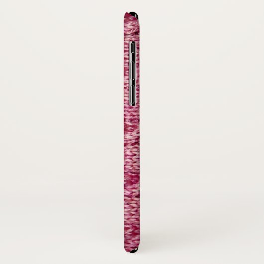 Roze kantelnit Case-Mate iPhone case (Achterkant/links)