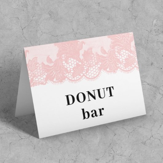 Roze Kanten Bar Tent voor Popcorn