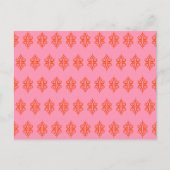 Roze Kanten Bedankkaart Postkaarten (Voorkant)