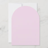Roze Kanten Mandala Bruidsfeest Kaart (Achterkant)