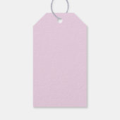 Roze Kanten Mandala Trouwgunst Cadeaulabel (Achterkant)