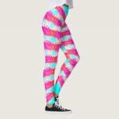 roze kantpatroon leggings (Rechts)
