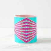 roze kantpatroon mok (Midden)