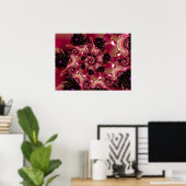 Roze Kantspiraal Poster (Thuiskantoor)